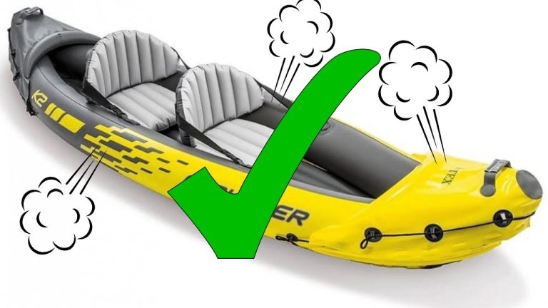 Simple Tip to Quickly Find A Leak in Inflatable Kayak